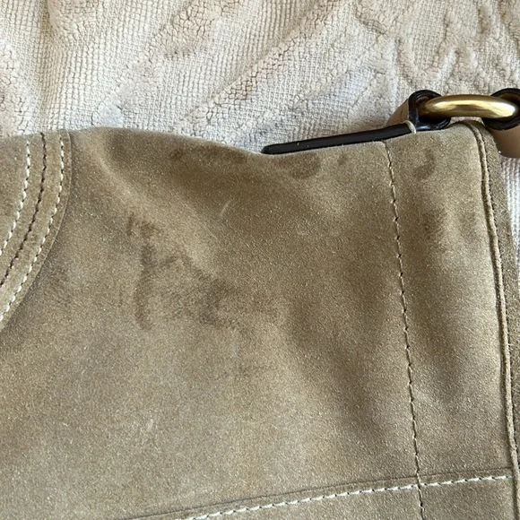 Chic Brown Suede Crossbody Bag - Picture 5 of 5